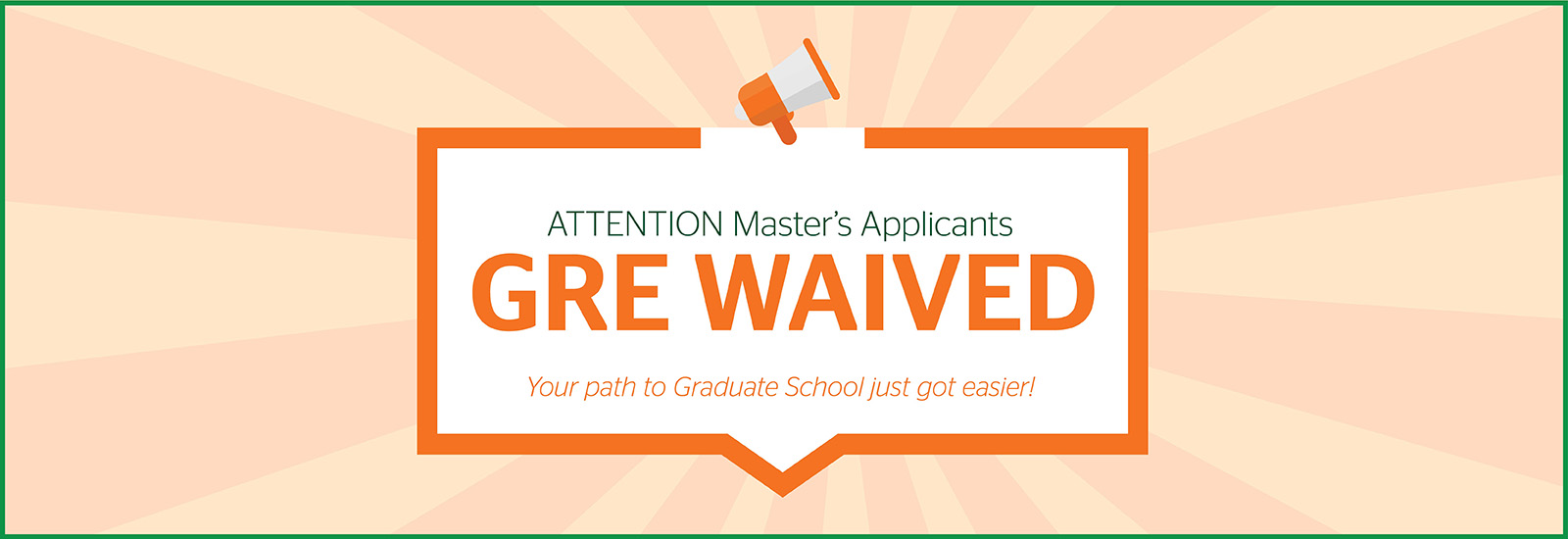 This is a graphic design. The Master of Science in Data Science program does not require its applicants to submit GRE scores.